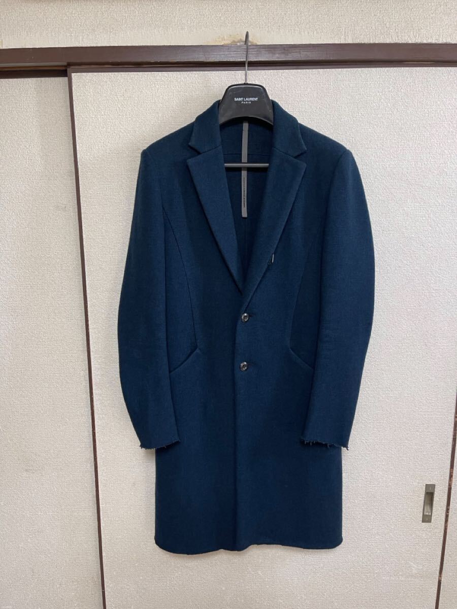 【即決】【美品】 KAZUYUKI KUMAGAI ATTACHMENT カズユキクマガイ アタッチメント MELTON CHESTER COAT チェスターコート 即決早い者勝ち拍卖