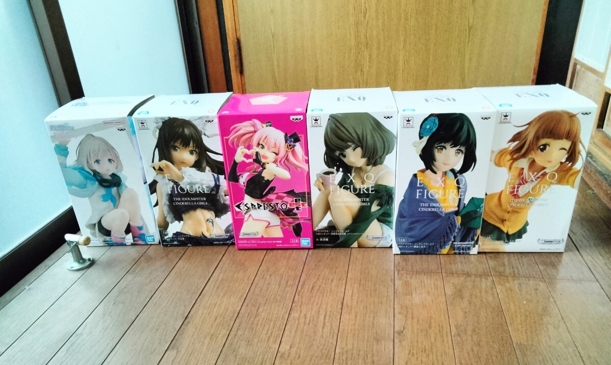 アイドルマスター アイマス フィギュア セット exq espresto 渋谷凛 喜多見柚 高垣楓 鷹富士茄子 芹沢あさひ 城ヶ崎美嘉拍卖