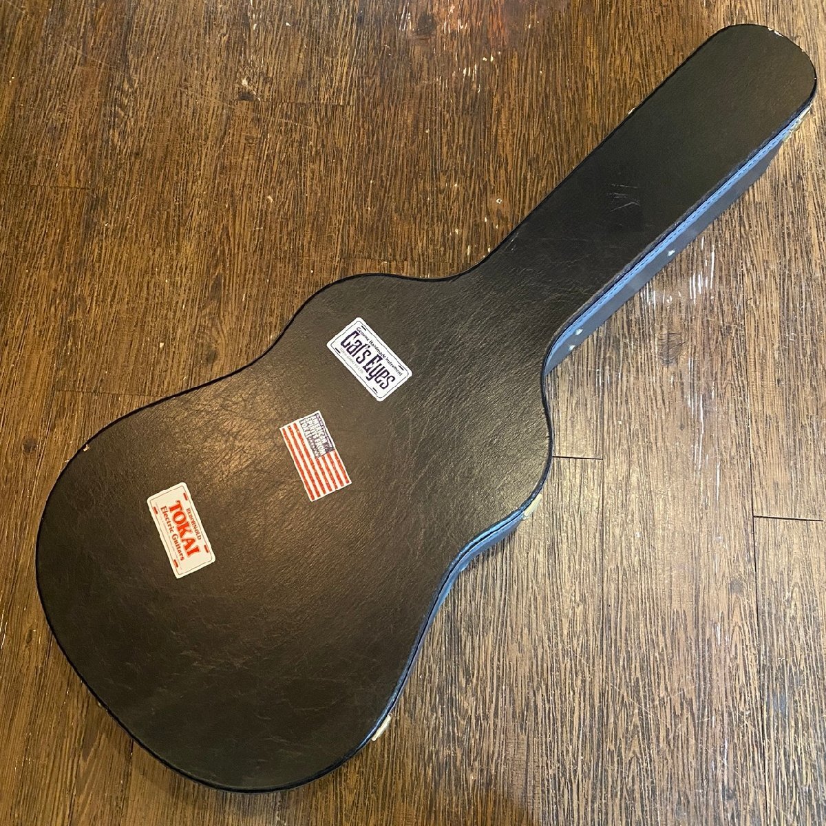 Rock INN アコースティックギター用 ハードケース ブラック ギターケース -n304拍卖