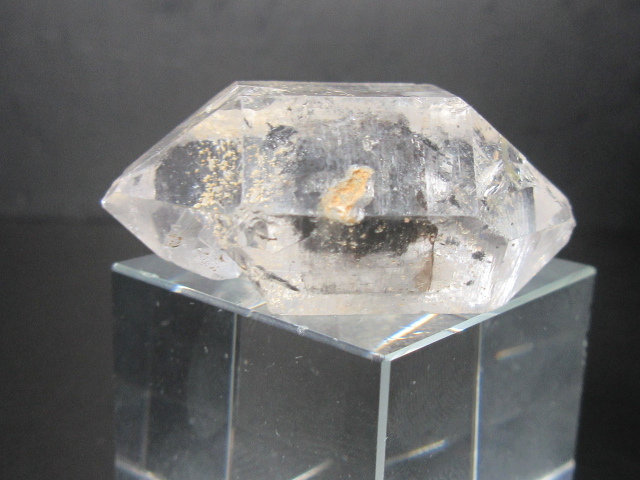 四川省両剣★シチュアン水晶★天然水晶原石★鏡面超ハイクリア・虹鏡・ツインキー・黒色鉱物内包★双晶・レア・原石・クリスタル★S1245拍卖