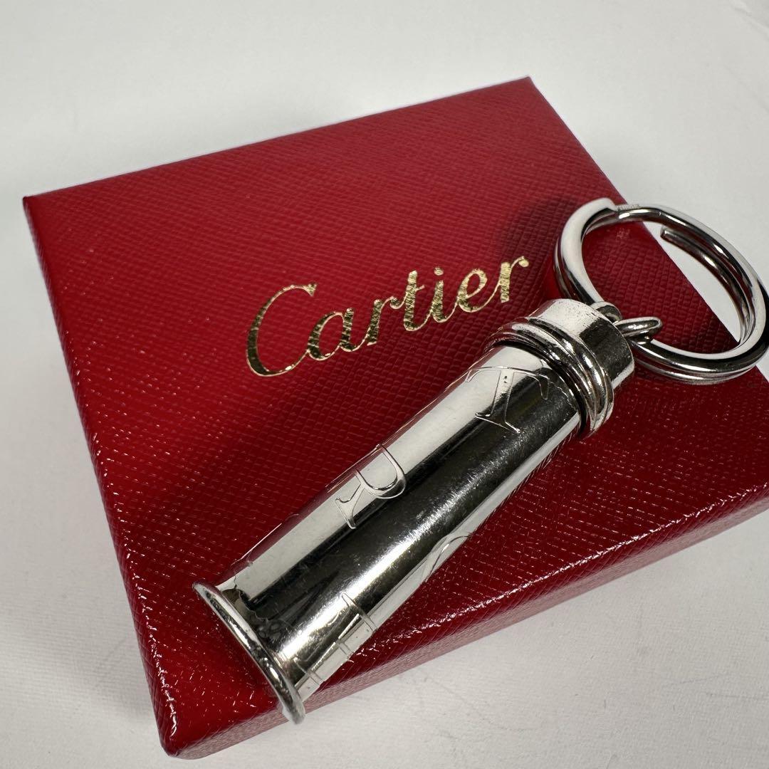Cartier カルティエ 箱付き 保存袋付き ピルケース キーホルダー キーリング拍卖