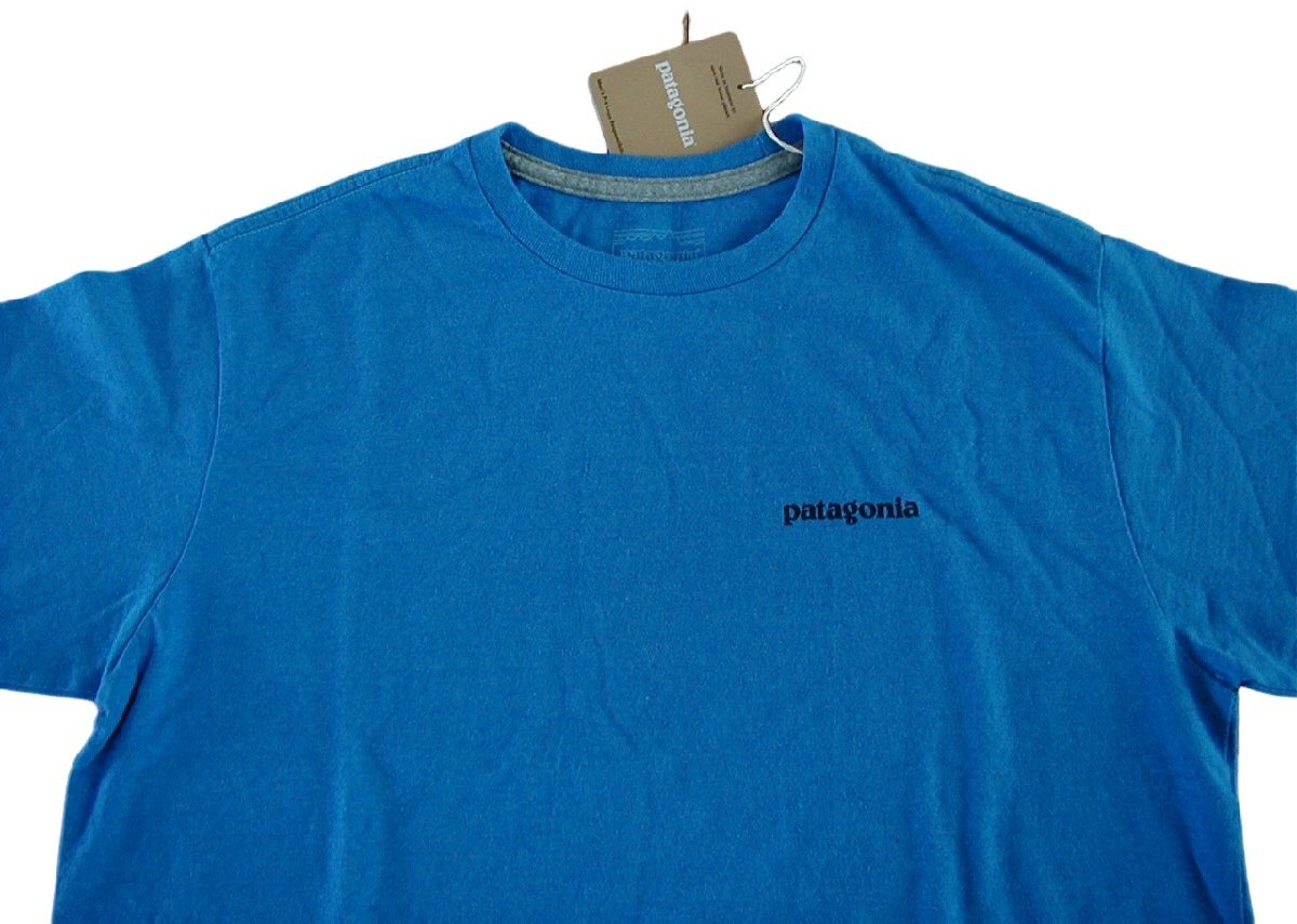 【未使用S】パタゴニア M’s P-6ロゴ・レスポンシビリティー ■ patagonia P-6 Outline: Vessel Blue (POLV)拍卖