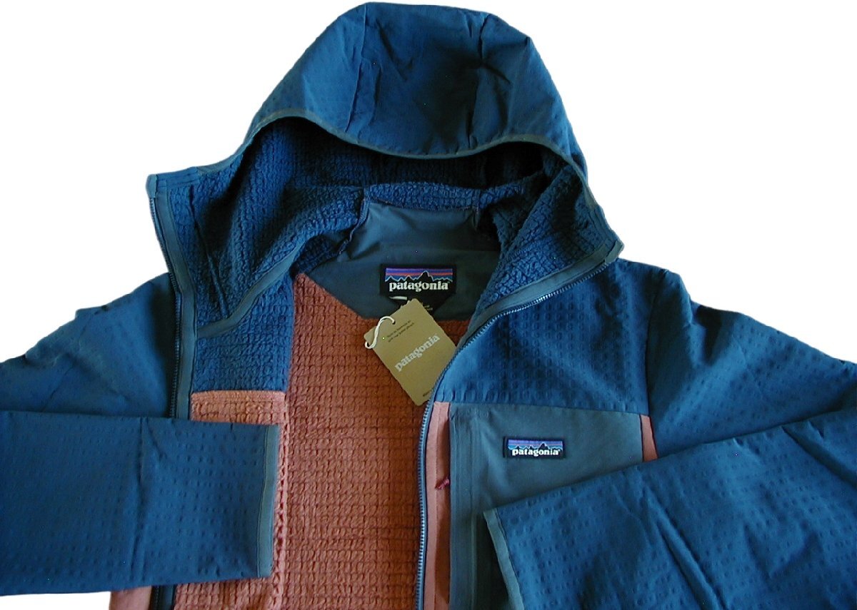 ■未使用■【新品S】パタゴニア M’s R2テックフェイス・フーディ ■ Patagonia New Navy w/Burl Red (NYBL)■拍卖