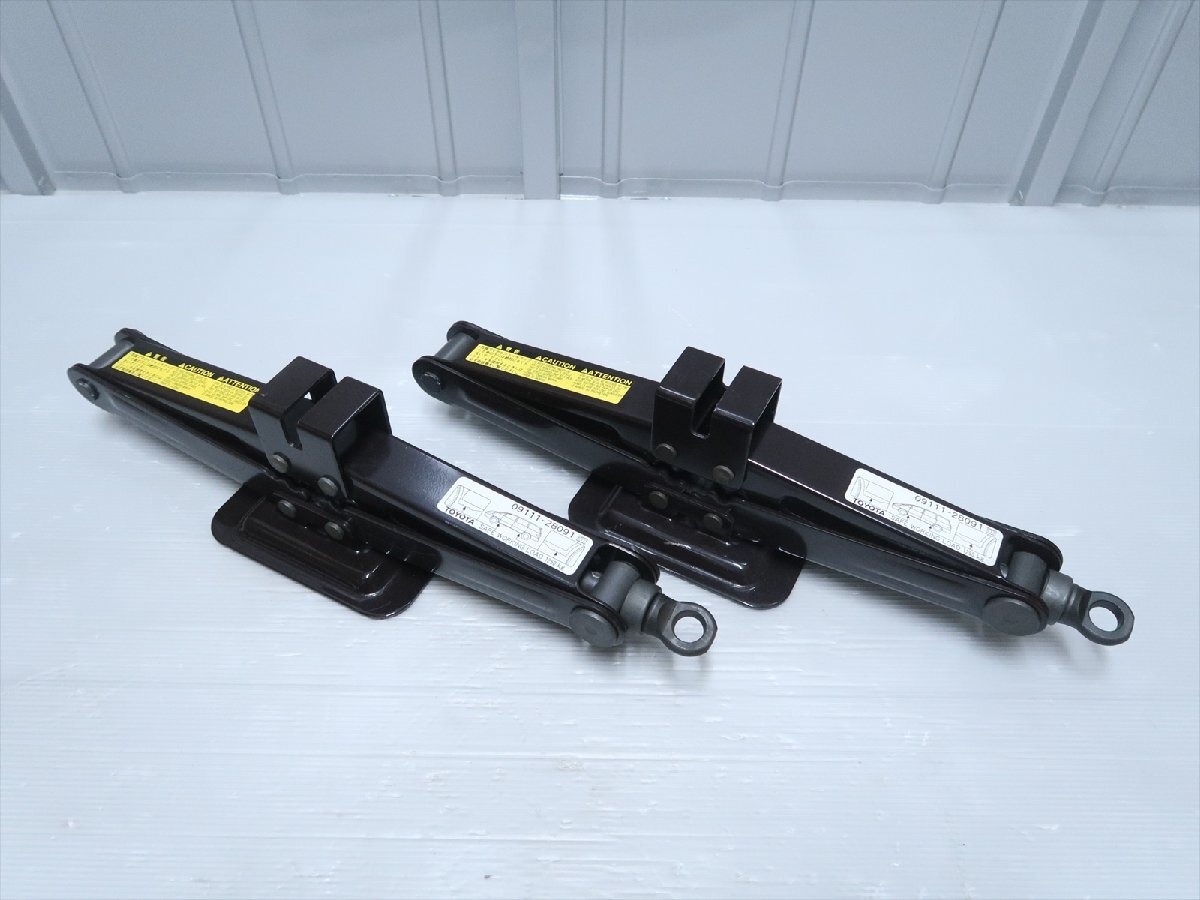 トヨタ純正 ジャッキ 1250kg 2本セット 中古 (管理:250522-06) 09111-28091拍卖
