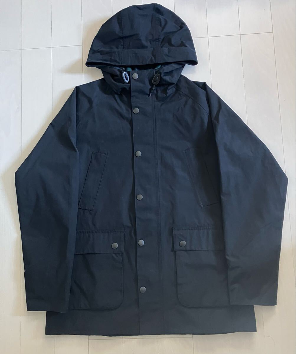 【美品】BARBOUR バブアー フーデッド ビデイル SL 紺 ネイビー L拍卖