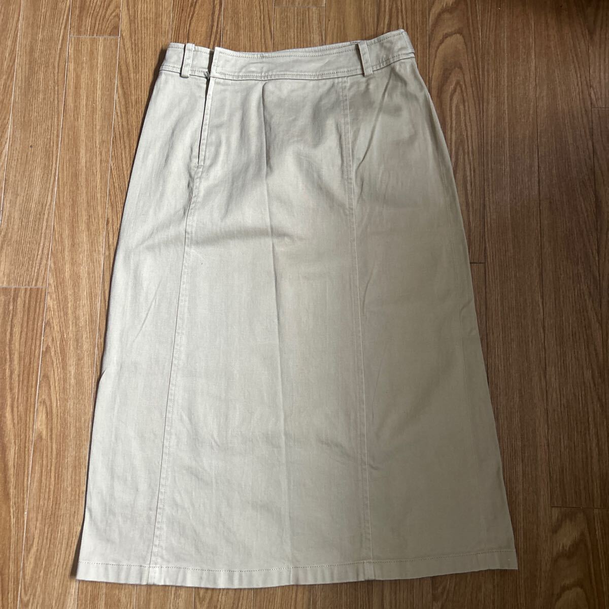 ■Afternoon Tea■ アフタヌーンティー スカート シンプル ベージュ ストレッチ素材拍卖