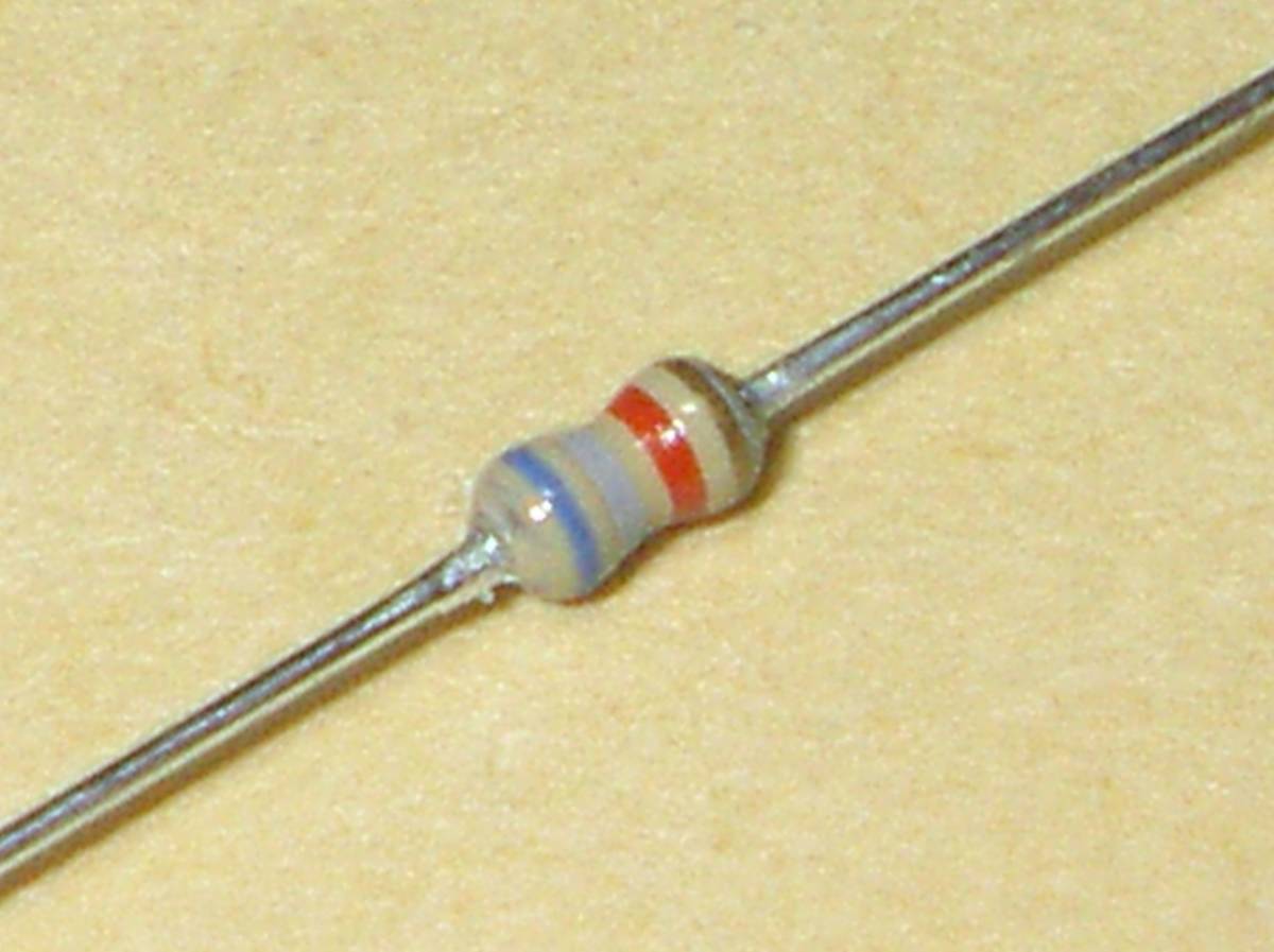 カーボン抵抗 1/6w 6.8kΩ 【1セット30本】拍卖