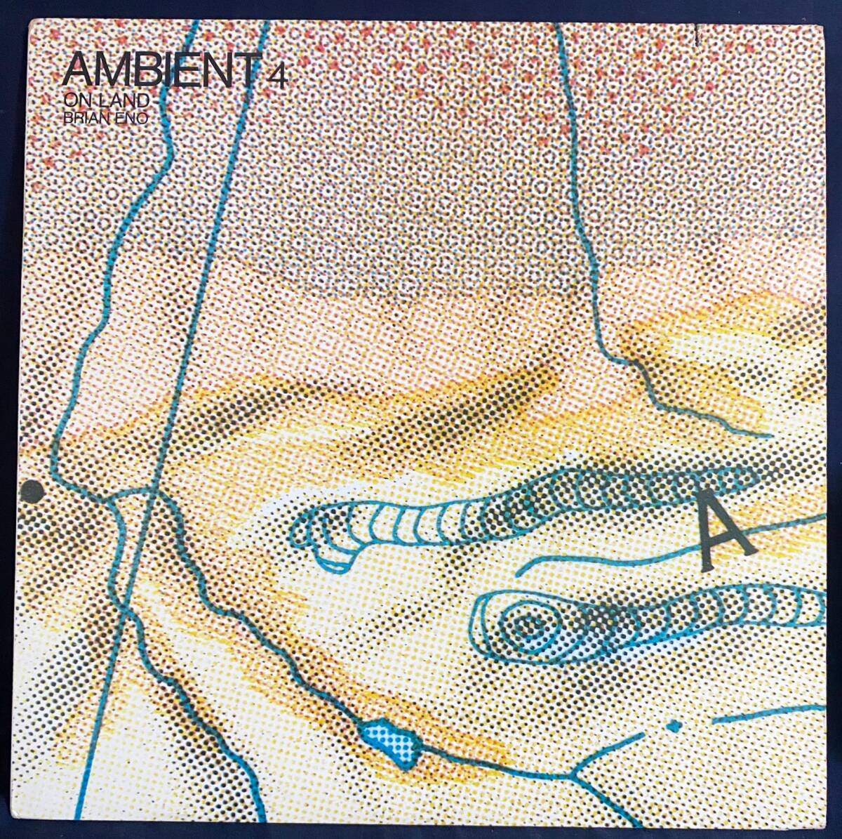 ■Brian Eno(ブライアン・イーノ) US盤 LPレコード『Ambient #4: On Land』カット盤 EGED20 アンビエント ●クリーニング、再生確認済拍卖