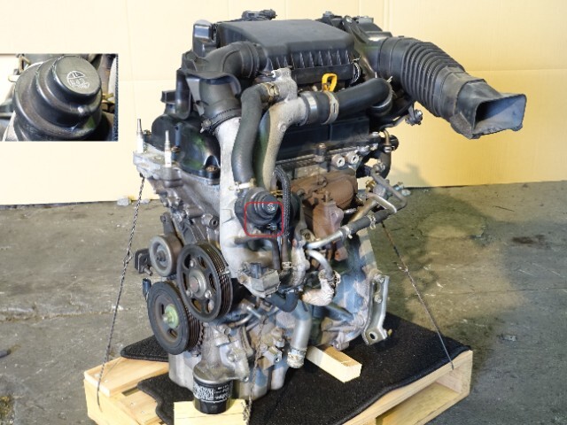 8873 ニッサン モコ MG33S エンジン R06A 117989km ターボ付 (N2-1)拍卖