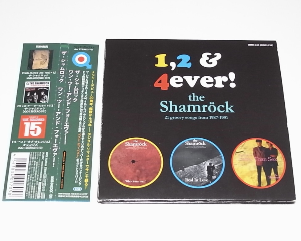 盤面美品 希少 紙ジャケット リマスター盤 帯付き CD THE SHAMROCK ザ シャムロック 1,2&4ever BEST ベスト MODS モッズ 紙ジャケ拍卖