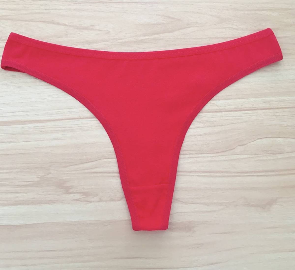 即決★新品★伸縮性T-バッグ コットンパンティ★G-ストリングパンティ★セクシー★日本サイズL相当★レッド拍卖