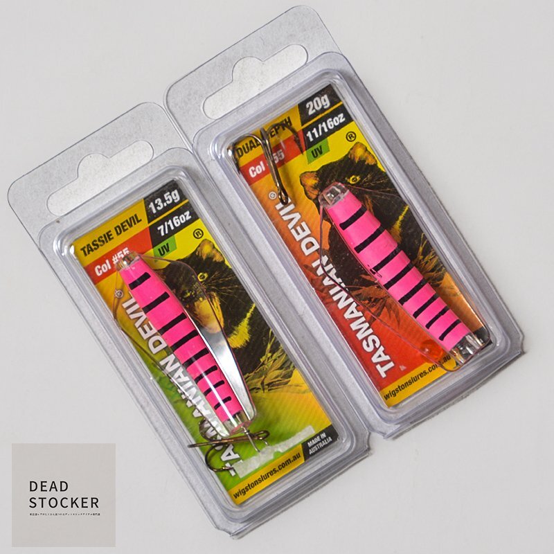 【新品2点】タスマニアンデビル PINK PANTHER 13.5g&20g カラフトマス レイクトローリング トラウト スプーン拍卖