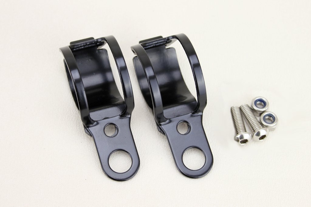 送料格安ウインカークランプ 黒 ウインカーステー ダイナFXDL XL883スポスタFXSTCソフテイル チョッパー ロードキング拍卖