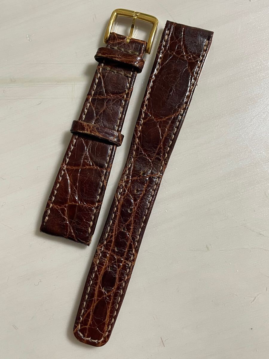 OMEGAオメガ 本物 純正皮ベルト 純正尾錠付 18mm拍卖