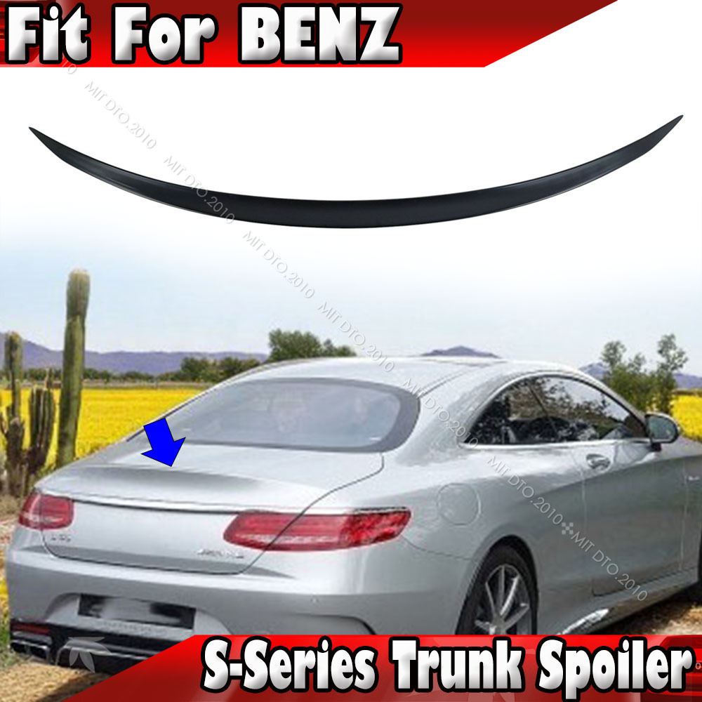 *在庫有即発送* 2015-2021 BENZ S C217 クーペ Coupe エアロ 未塗装の素地 リアスポイラー トランクスポイラー AMG TYPE ABSの材質拍卖