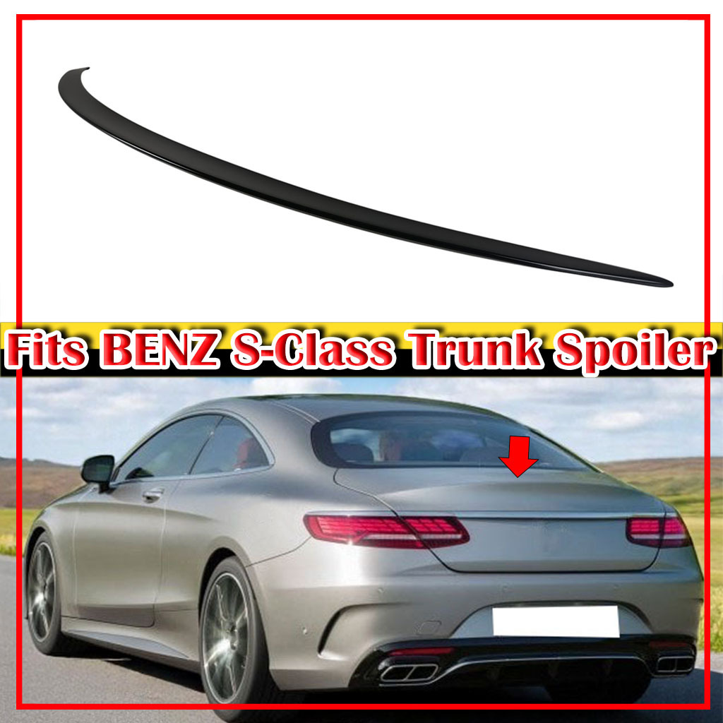 塗装込み 15-21 BENZ S C217 クーペ Coupe リアトランクスポイラー AMG TYPE ABSの材質 各純正色対応拍卖