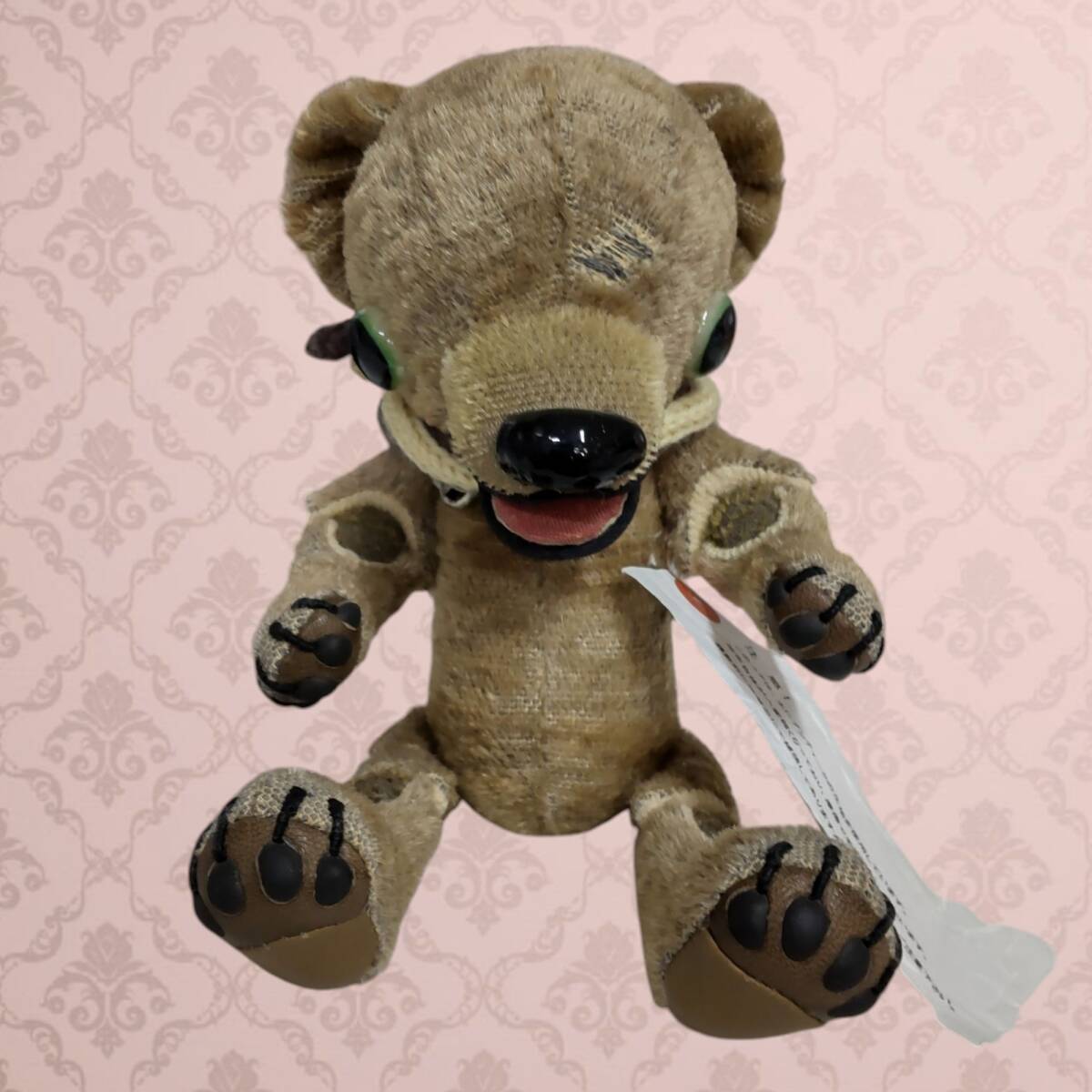 ◎保管品◎ テディベア 日本人作家 オープンマウス ima nunc 今井昌代 アンティーク生地 2007年購入品 ぬいぐるみ tsuW85373CO拍卖