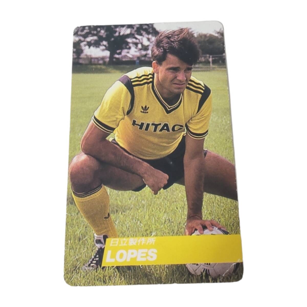 【中古品・保管品】カルビー株式会社 1991年 日本リーグ Jリーグ No.35 ロペス 日立製作所 初版 サッカーカード L21073RF拍卖