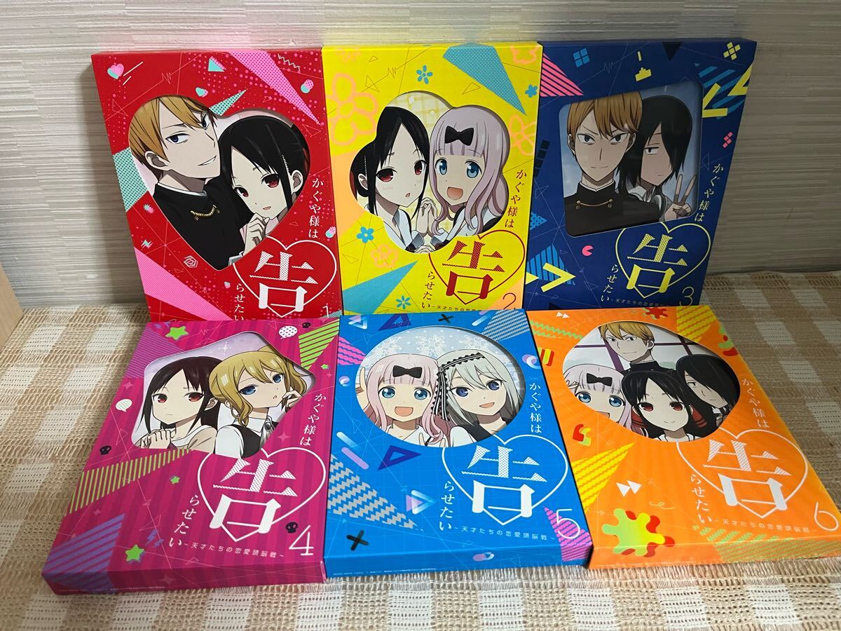 かぐや様は告らせたい ~天才たちの恋愛頭脳戦~(1期) 初回全6巻セット Blu-ray 即決 送料無料拍卖