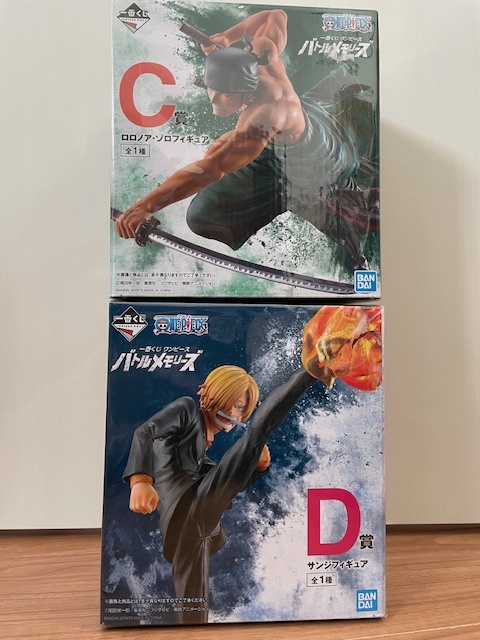 ☆再値下げ!ワンピース 一番くじ バトルメモリーズ ゾロ&サンジ 2体セット未開封品☆拍卖