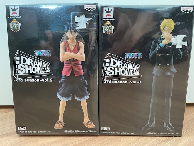 ☆値下げ!ワンピース ドラマチックショーケース 3rd シーズン ルフィ&サンジ&ナミ 3体セット未使用品☆拍卖