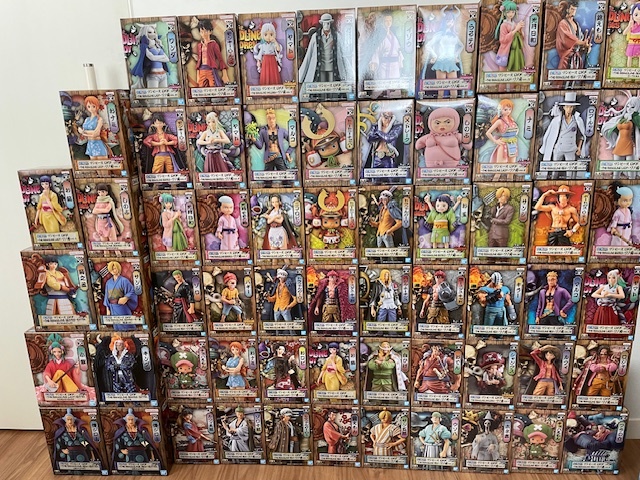 ☆再値下げ!ワンピース DXF ワノ国シリーズ 63体セット未使用品☆拍卖