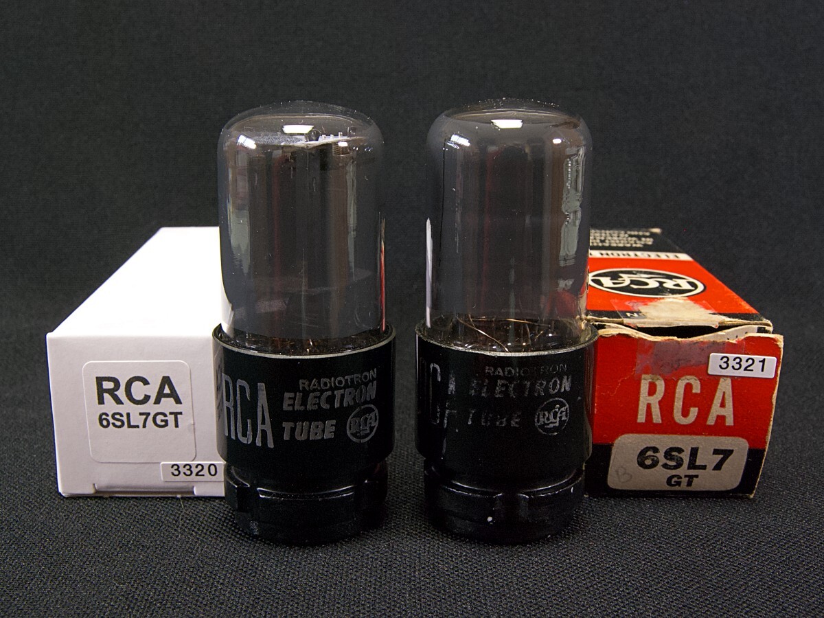 ♪♪RCA 6SL7GT NOS品ペア #3320、RCAビンテージ♪♪拍卖