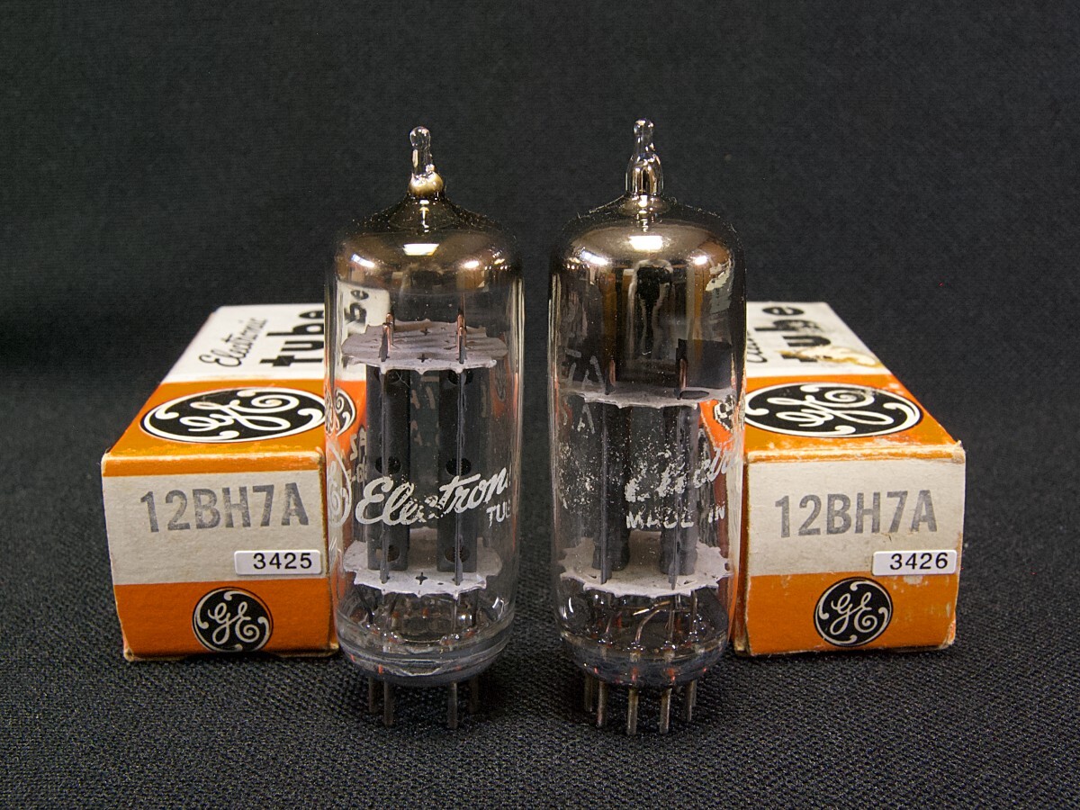 ♪♪GE 12BH7A NOS品ペア #3425、GEビンテージ♪♪拍卖