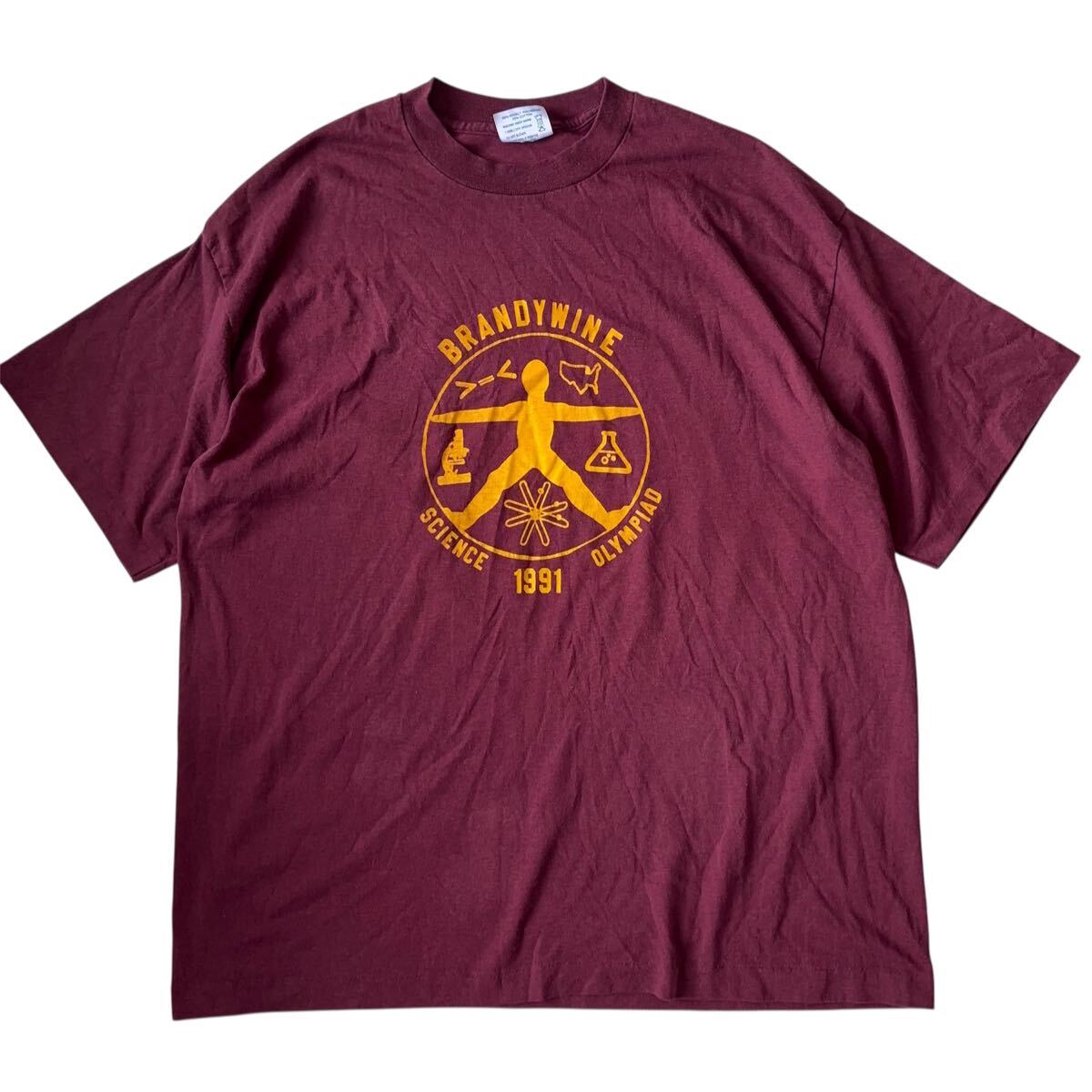 90s USA製 SELEC-T プリント Tシャツ XXL アメリカ製 半袖 古着拍卖