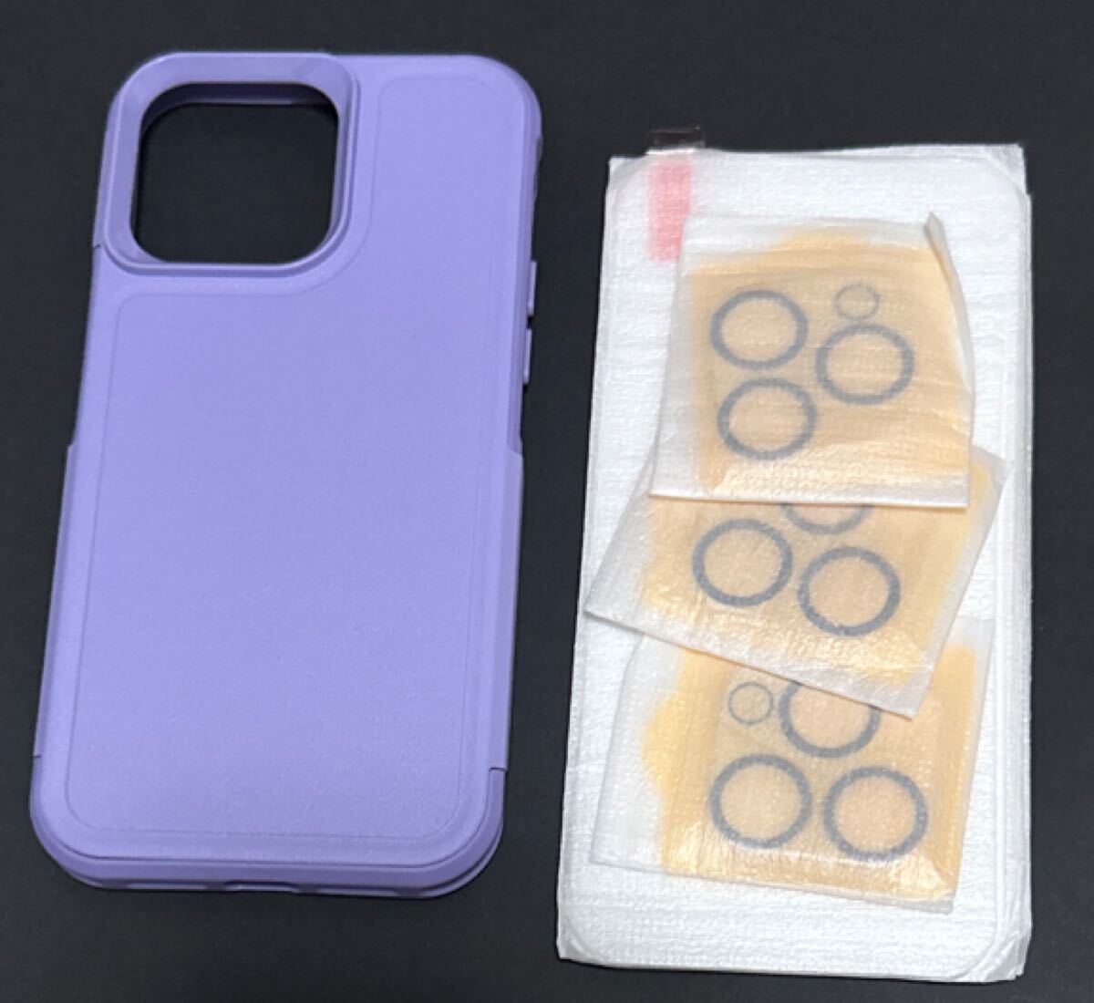 e-790 for iphone 14 pro maxケースシリコーン3 xスクリーンプロテクター+ 3xカメラレンズプロテクター拍卖