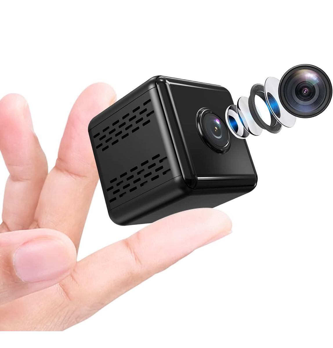 防犯カメラ WiFi 小型カメラ 純正1080P スマホ対応2個セット拍卖