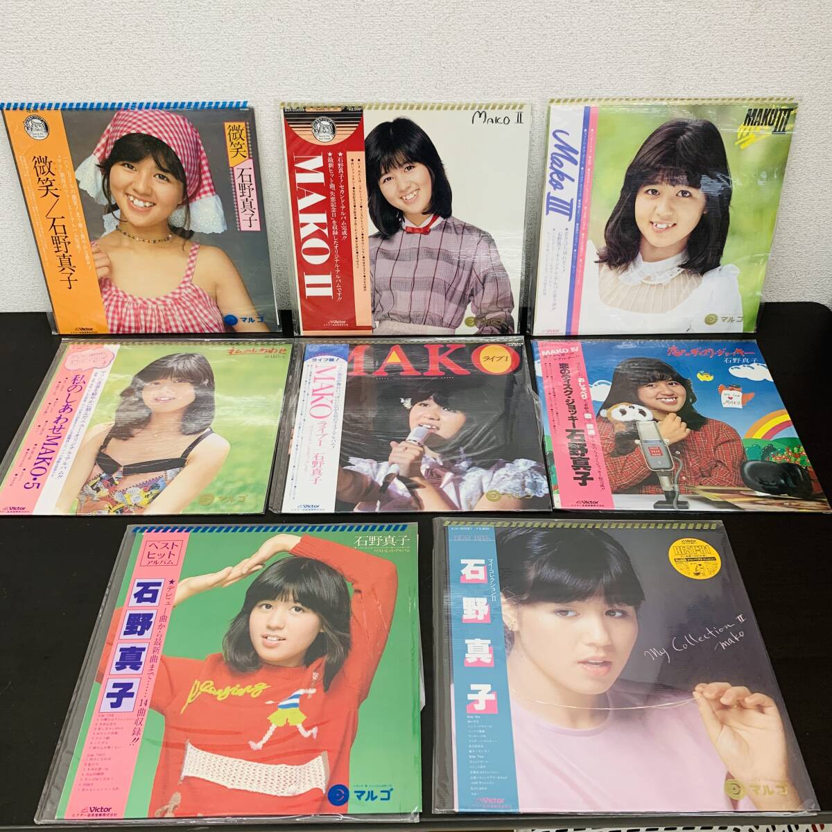 石野真子 LPレコード 8枚セット※2400010509827拍卖
