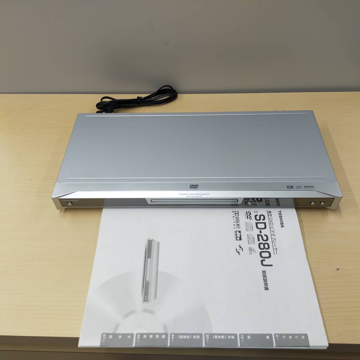 DVDプレーヤー SD-280J TOSHIBA ※2400010508462拍卖