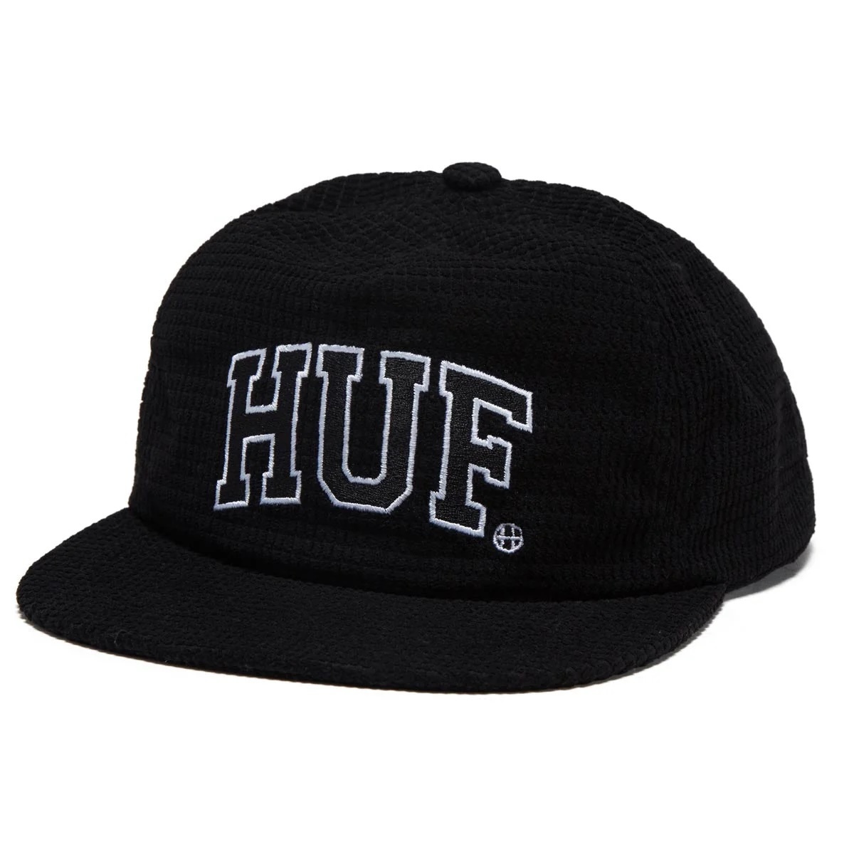 HUF Arch Waffle Cord Snapback Hat Cap Black キャップ拍卖