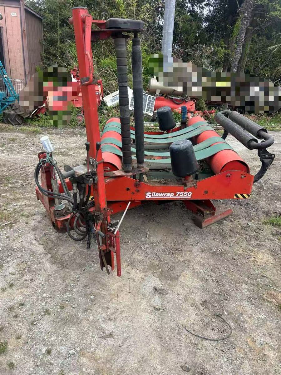 KVERNELAND Silawrap7550ラップマシン ラッピングマシーン 牧草 藁 梱包 中古現状渡し 宮城県角田市発拍卖