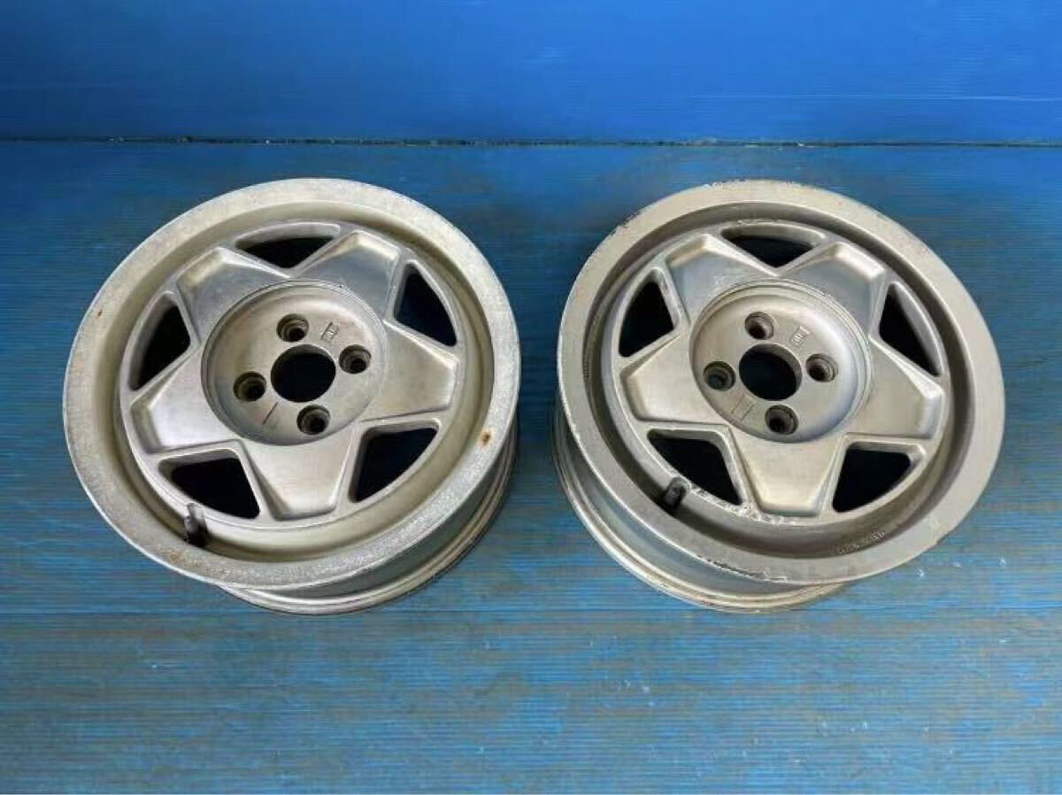 CROMODORA クロモドラ アルミ ホイール ITALA 15インチ 15x6J +38 100/4H 中古2本 希少 CD22拍卖