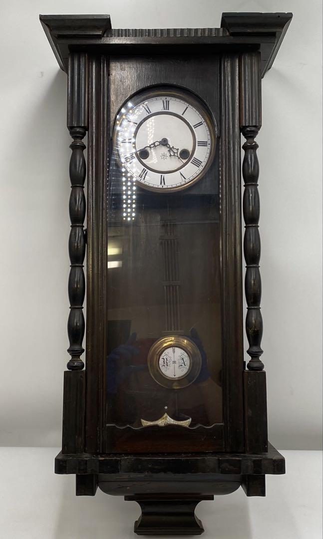 JUNGHANS ユンハンス 掛け時計 木製 アンティーク拍卖