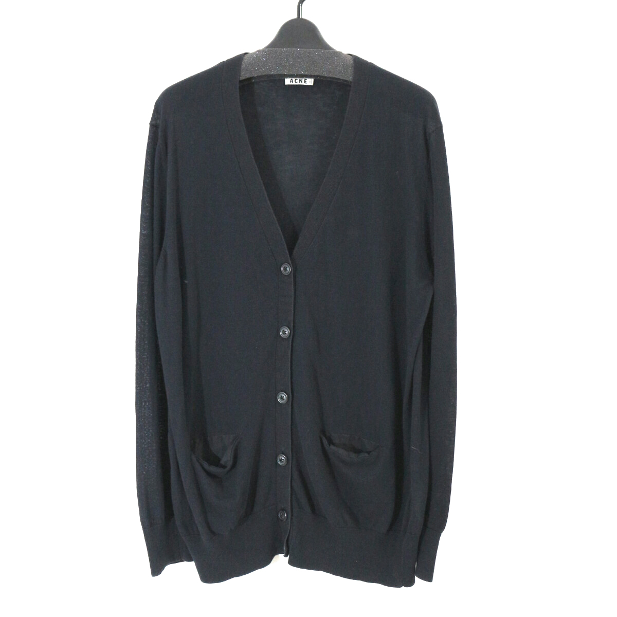 ACNE 13SS WENDELA コットンハイゲージニットカーディガン S 13080570390710 アクネ拍卖