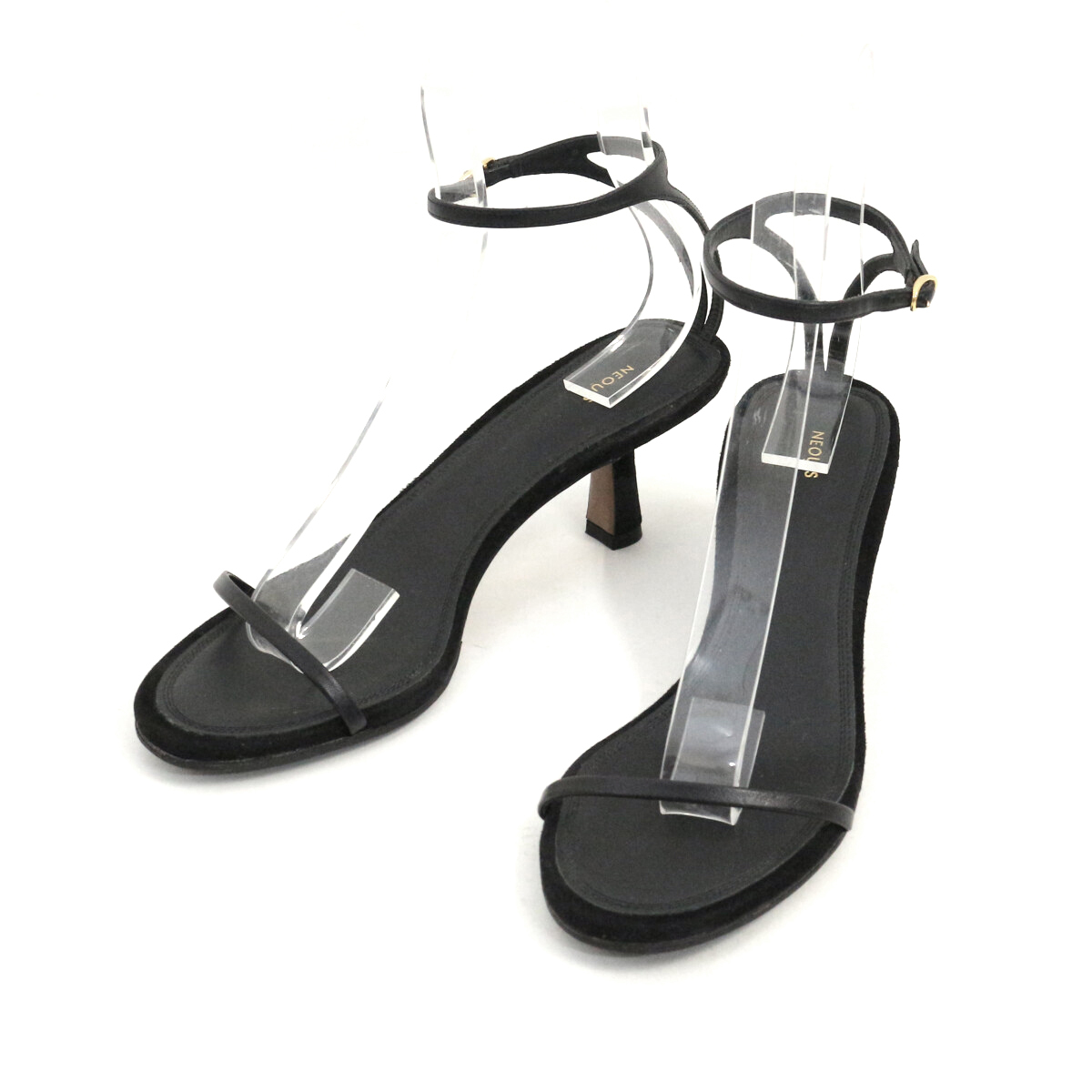 MUSE de Deuxieme Classe購入 NEOUS 22AW アンクルストラップサンダル 38 22093521009130 ネオアス ミューズ ドゥ ドゥーズィエムクラス拍卖