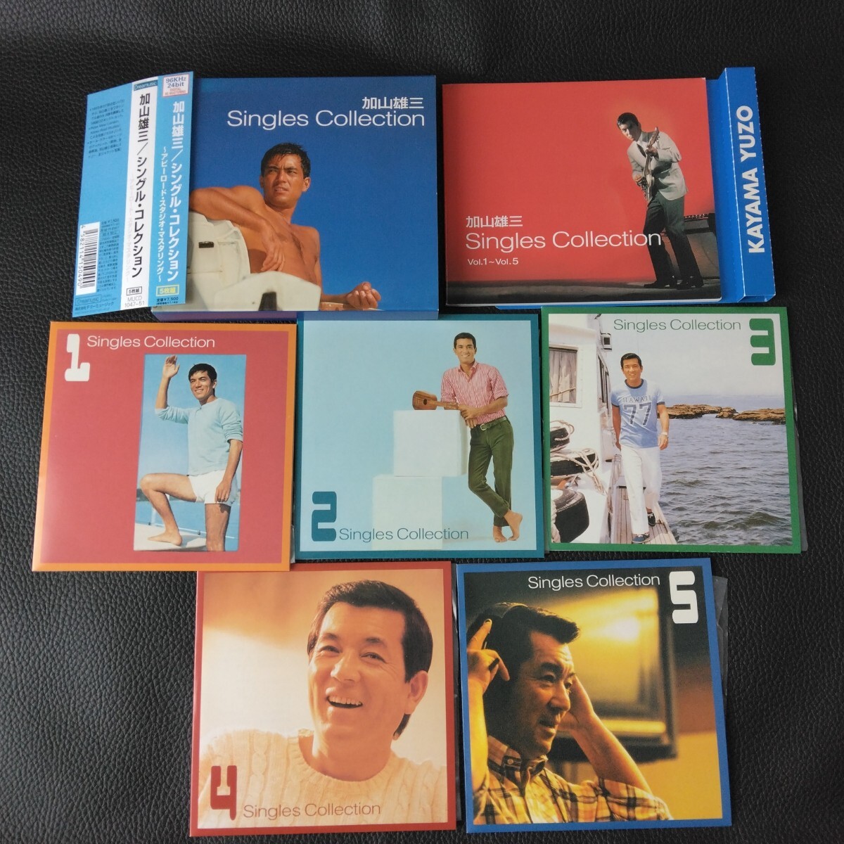 帯付きです★★5枚組CD/加山雄三 / シングル・コレクション アビーロード・スタジオ・マスタリング/オールカラー 68Pブックレット★★拍卖
