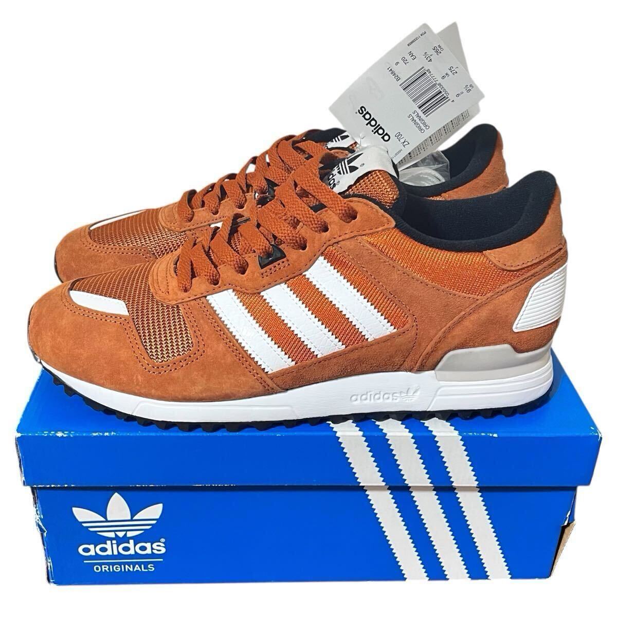 レア物!新品タグ付き adidas originals ZX700 スニーカー 27.5 FOXRED アディダスオリジナルス拍卖