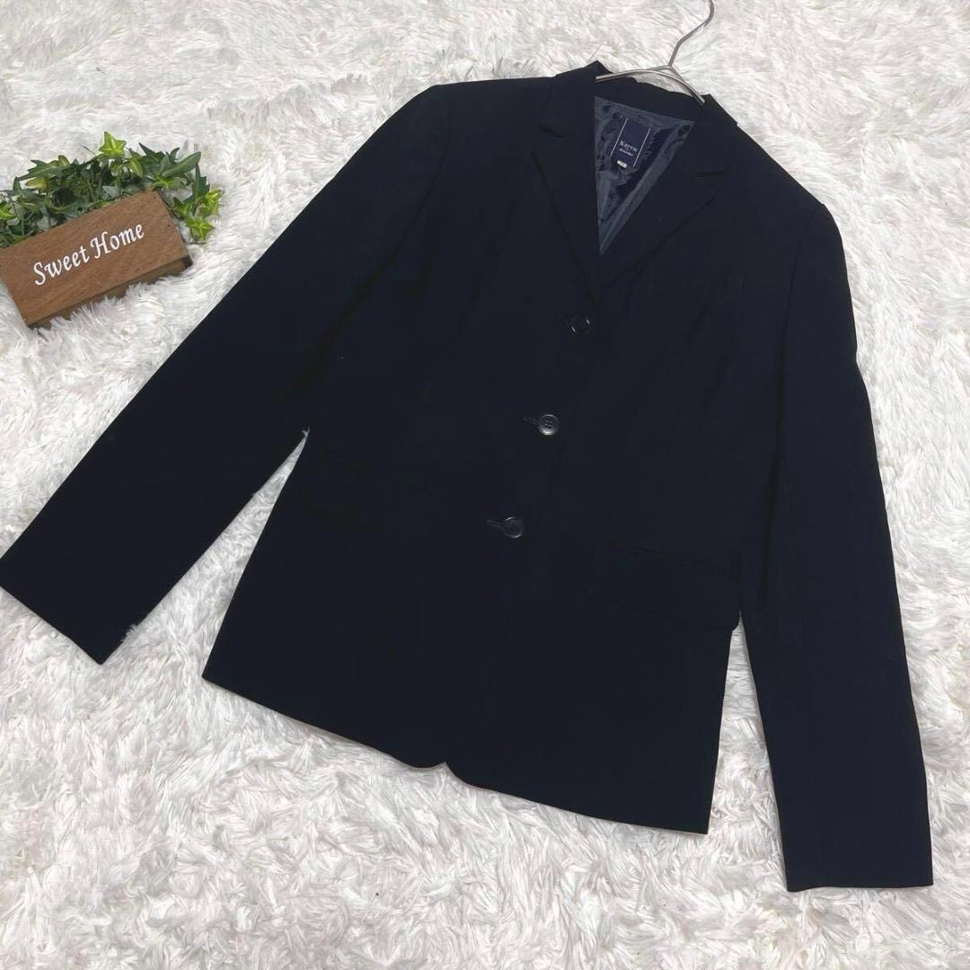 KEITH テーラードジャケット 38 ブラック M ビジネススーツ拍卖