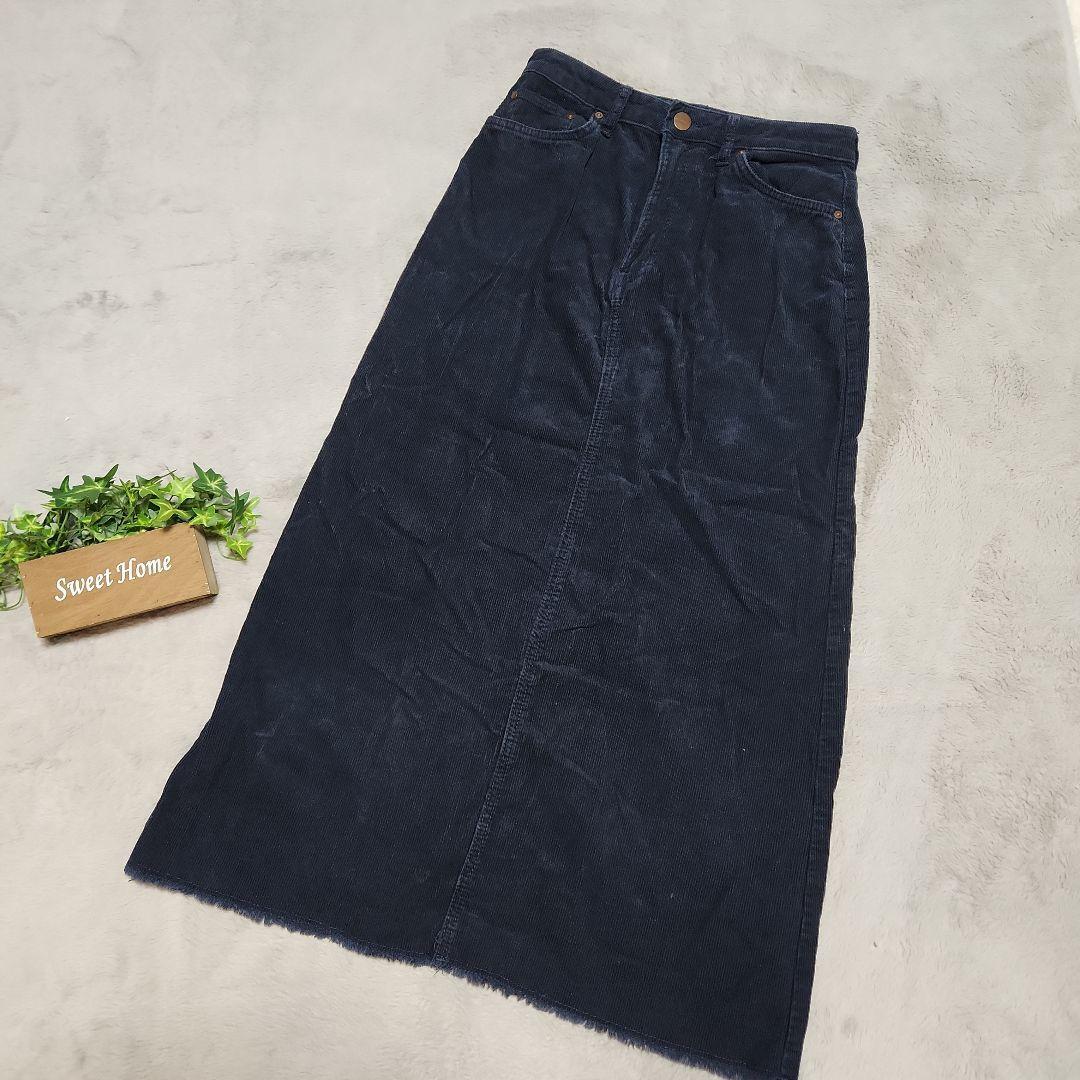 アメリホリック L コーデュロイ ロングスカート レディース カジュアル拍卖