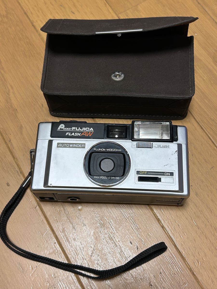Pocket FUJICA flash AW コンパクトフィルムカメラ レトロ 昭和 拍卖