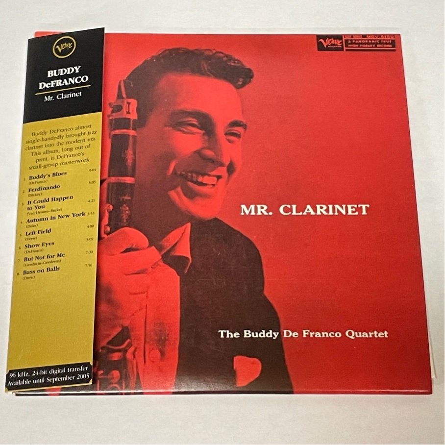 バディ・デフランコ Mr Clarinet 帯付 ジャズ 紙ジャケ Buddy De Franco 24bit CD拍卖