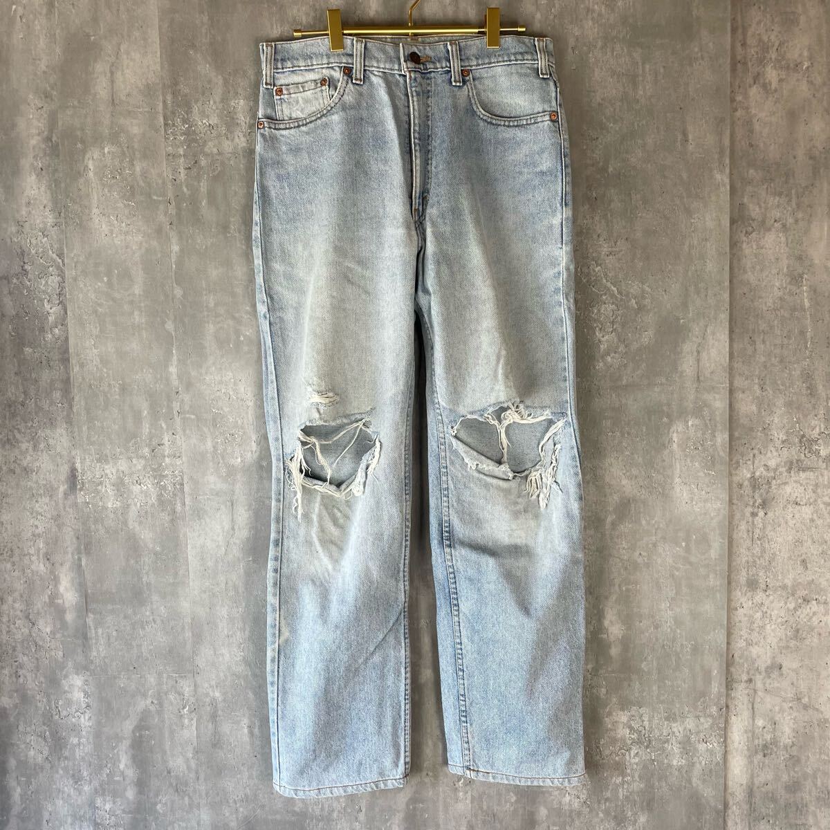 【USA製】Levi's510 ストレートデニムW32 色落ち◎ アメリカ製 リーバイス ジーンズ アメリカ製 90's ビンテージ拍卖