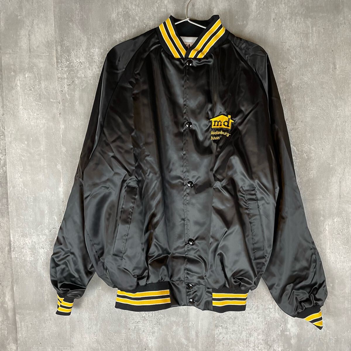 【USA製】WESTARK スタジャン ビンテージ 80's 新品 ナイロンジャンパー アメリカ古着 ジャケット アメリカ製拍卖