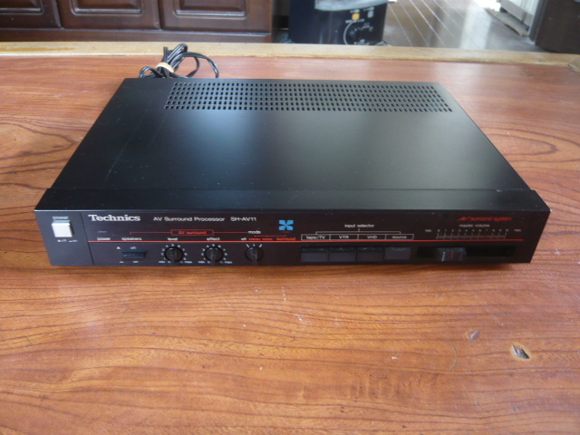 ゆうパック着払い Technics テクニクス AV Surround Processor SH-AV11 プリアンプとしても使用可能 ジャンク扱い拍卖
