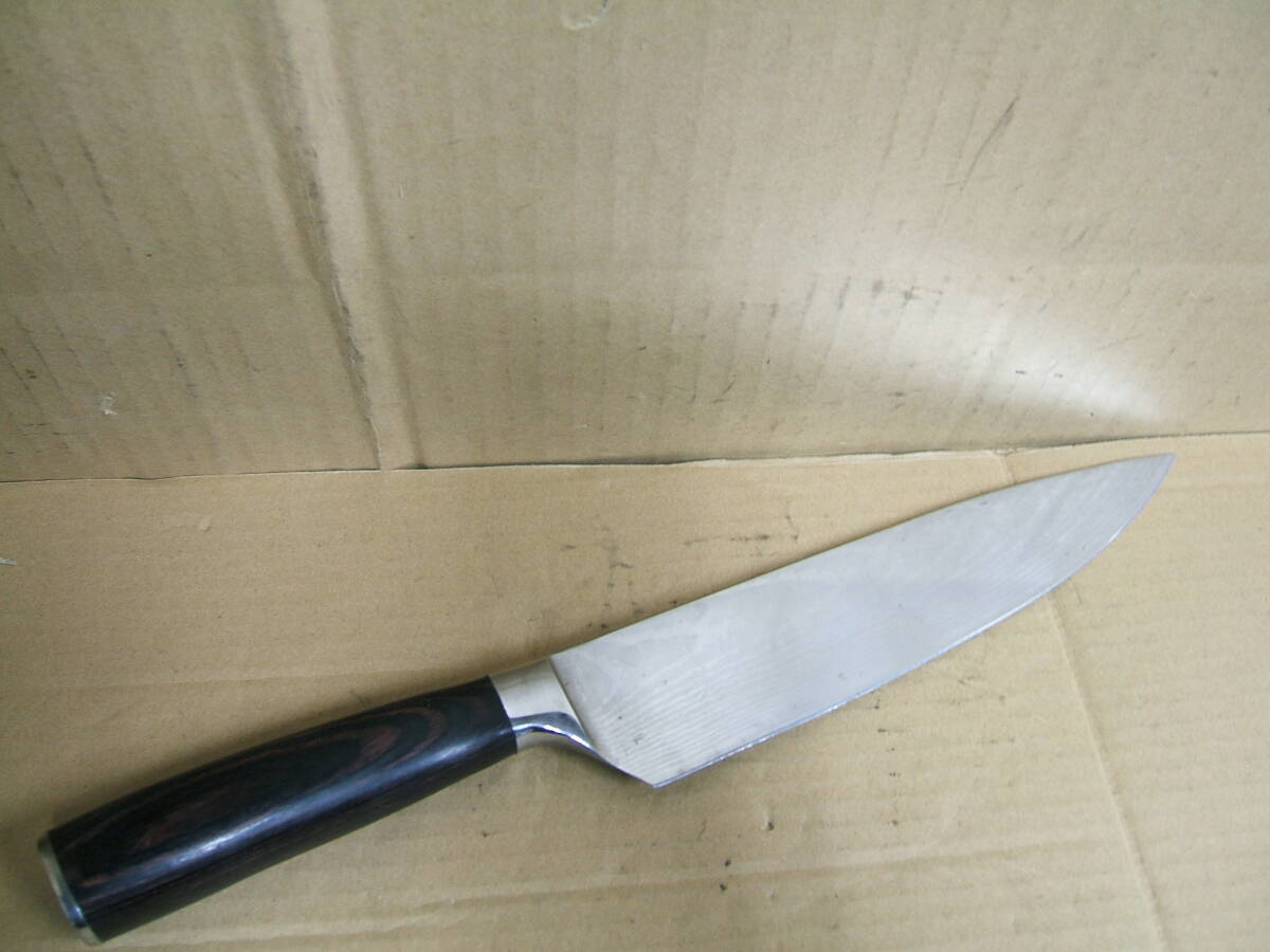 中古 KINGSTAR 刃長約200mm 包丁 万能包丁 調理器具 刃物 送料430円 398拍卖