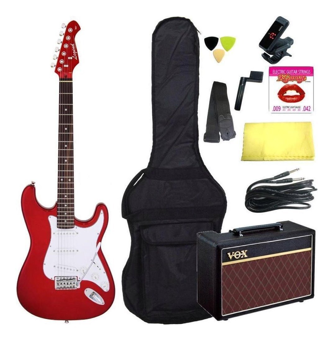 即決◆新品◆送料無料Legend LST-Z/CACA(Candy Apple Red)/定番10点セット/VOXアンプ拍卖